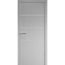 Дверь межкомнатная ALBERO Status М Серая эмаль, глухое полотно, кромка с 2х сторон Дверь межкомнатная ALBERO Status М Серая эмаль, глухое полотно, кромка с 2х сторон